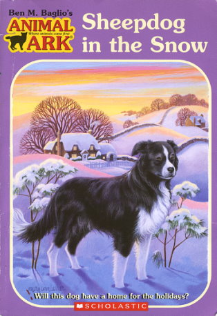 Sheepdog in the Snow