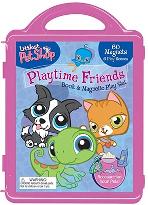 Littlest Pet Shop Playtime Friends Book & Magnetic Play Set