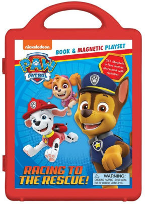 Racing to the Rescue!: Book & Magnetic Play Set