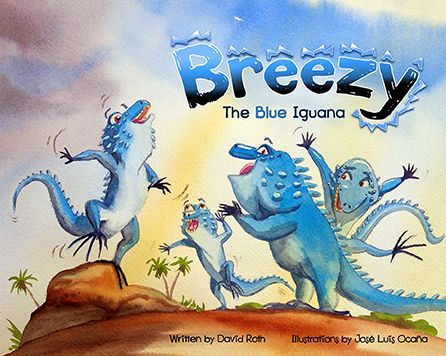 Breezy the Blue Iguana