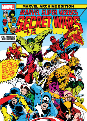 MARVEL ARCHIVE EDITION: MARVEL SUPER HEROES SECRET WARS GALLERY EDITION MIKE ZECK ORIGINAL FIRST ISSUE COVER