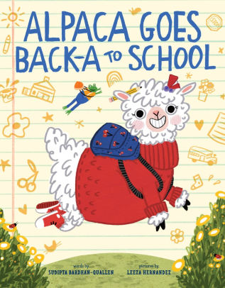 Alpaca Goes Back-a to School