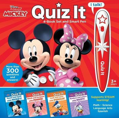 Disney Mickey Mouse Clubhouse: Quiz It 4-Book Set and Smart Pen