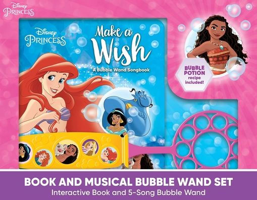 Make a Wish Book and Musical Bubble Wand Sound Book Set