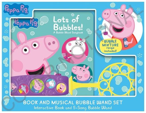 Lots of Bubbles! Book and Musical Bubble Wand Set