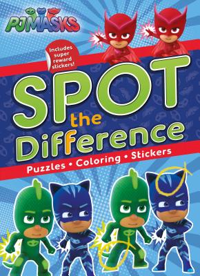 Pj Masks Spot the Difference: Puzzles, Coloring, Stickers