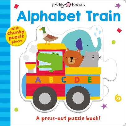 Alphabet Train: A Press-out Puzzle Book!