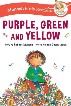 Purple, Green, and Yellow Early Reader