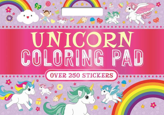 Unicorn Coloring Pad