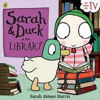 Sarah and Duck at the Library