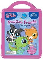 Littlest Pet Shop Playtime Friends Book & Magnetic Play Set