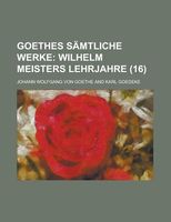 Goethes S Mtliche Werke