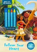 Disney Moana Follow Your Heart Color & Activity with Crayons