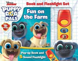 Disney Junior Puppy Dog Pals: Fun on the Farm Book and Flashlight Set